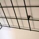 String metal wall mount coat, hat and umbrella rack, 1960s