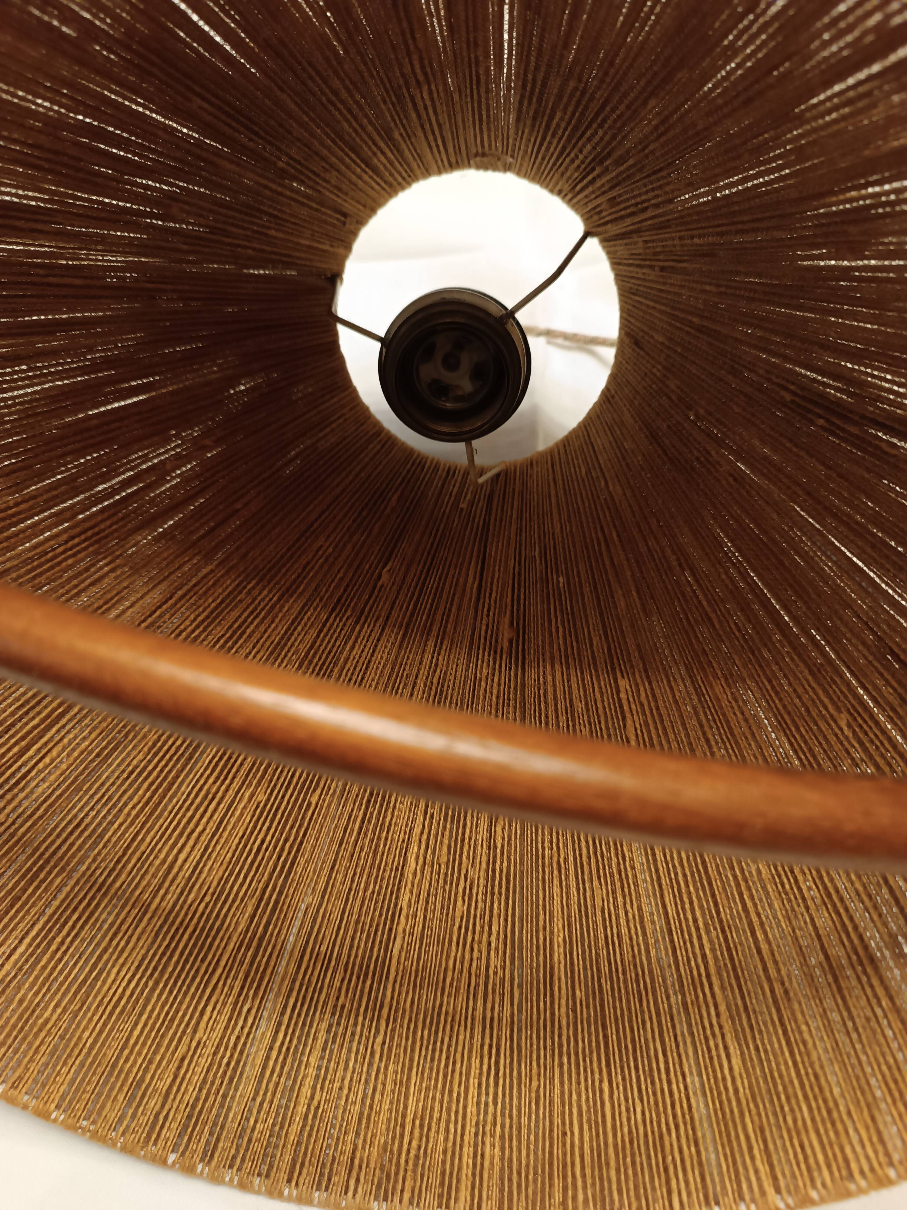 Vintage pendant light after Temdé leuchten
