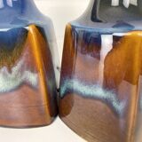 Pair of Scandinavian ceramic table lamps, Søholm Stentøj, Denmark, 1960