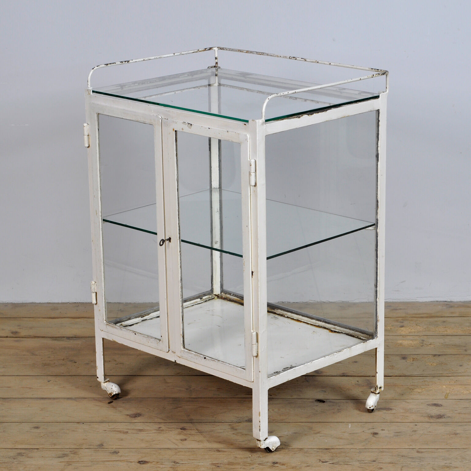 Vintage Iron Medical Trolley, 1930s