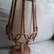 Vintage rattan lamp by Louis Sognot