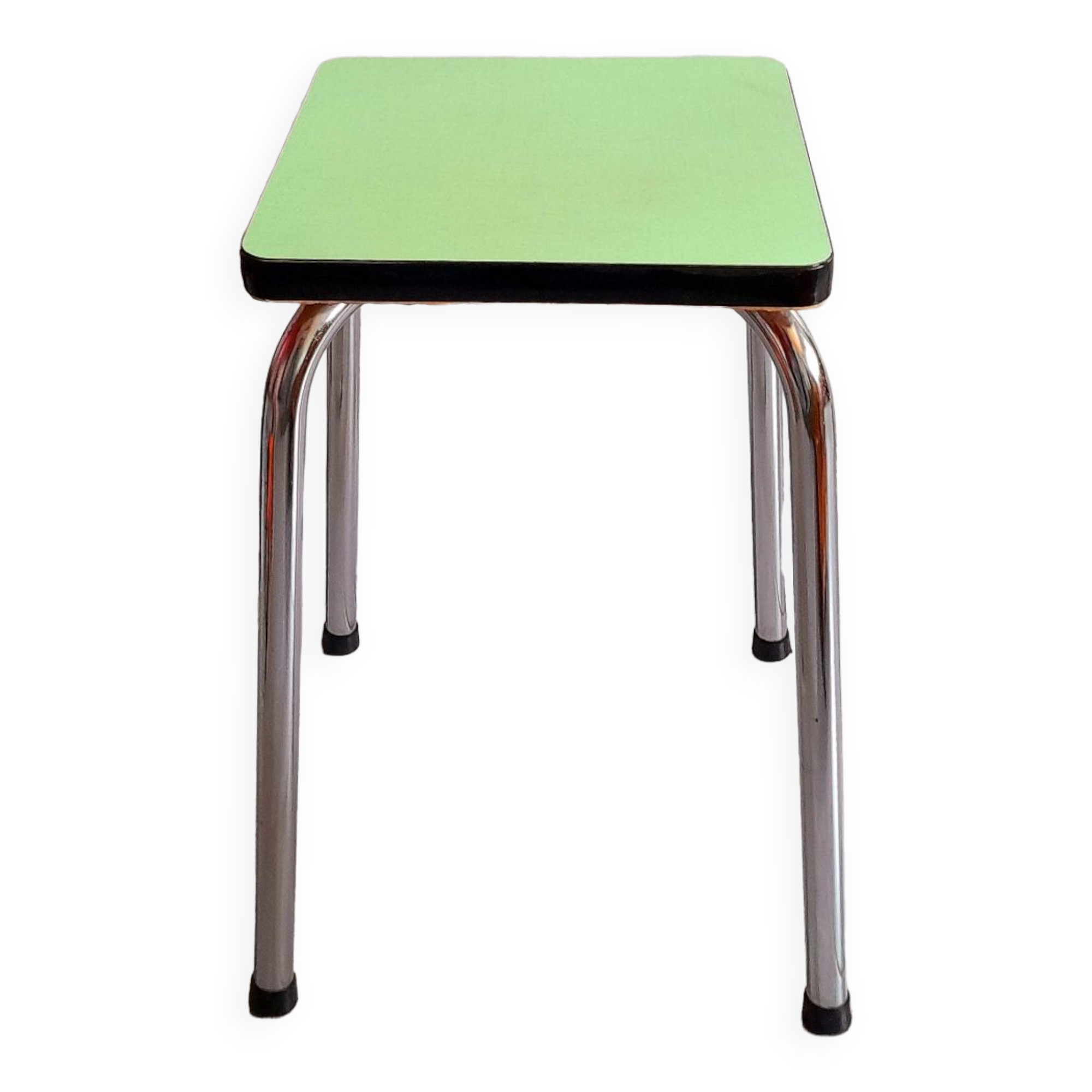 Green formica stool 60s