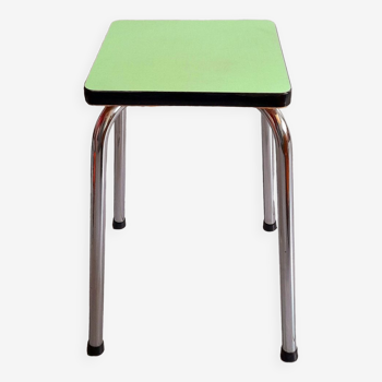 Green formica stool 60s