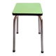 Tabouret en formica vert 60s