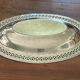Art Deco silver metal dish