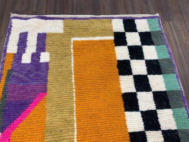 Large handmade Moroccan Berber rug, 200 x 300 cm