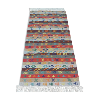 Tapis margoum à motifs berbères berbère 145x75cm