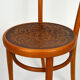 J&J Kohn bistro chair with decorated seat