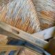 6 Baumann Scandinavian chairs in solid wood and straw
