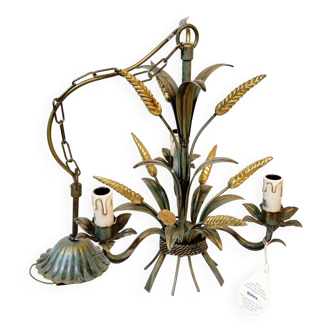 Ear of wheat chandelier from Maison Masca