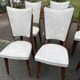 Set of 6 vintage high chairs – 50s/60s design