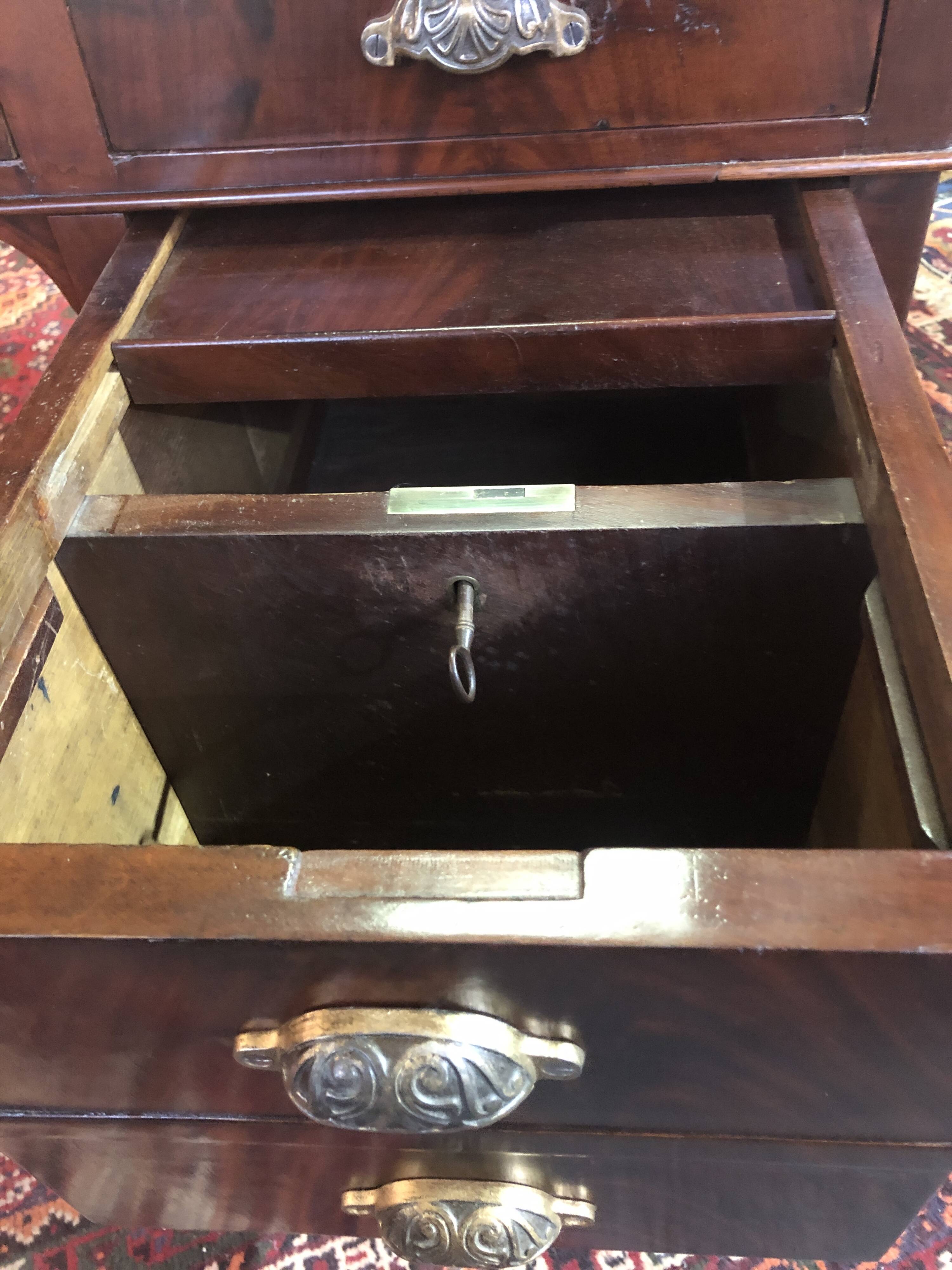 19th century pedestal desk
