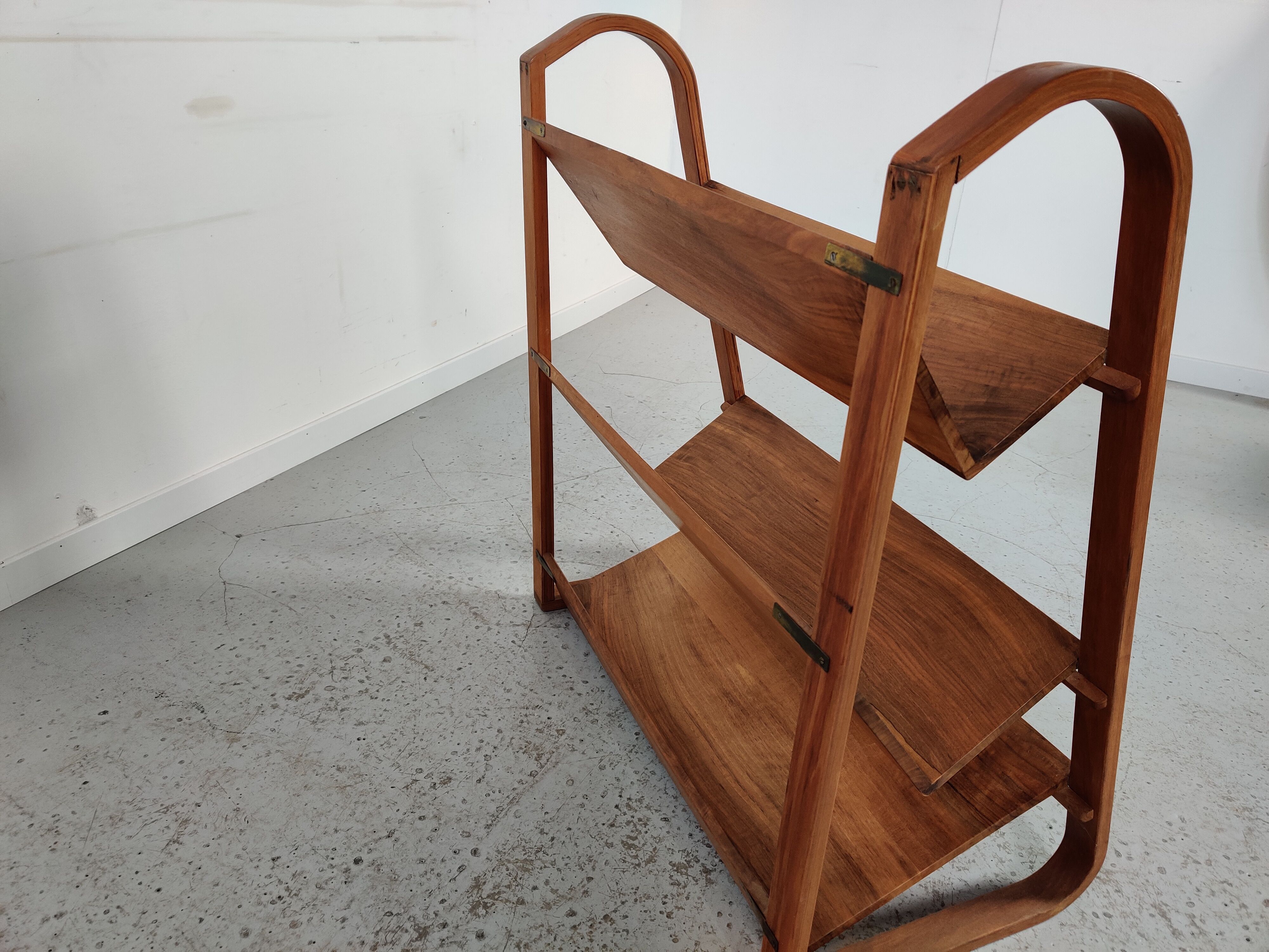 Scandinavian library magazine holder 60s