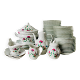 Set of 59 pieces Limoges porcelain