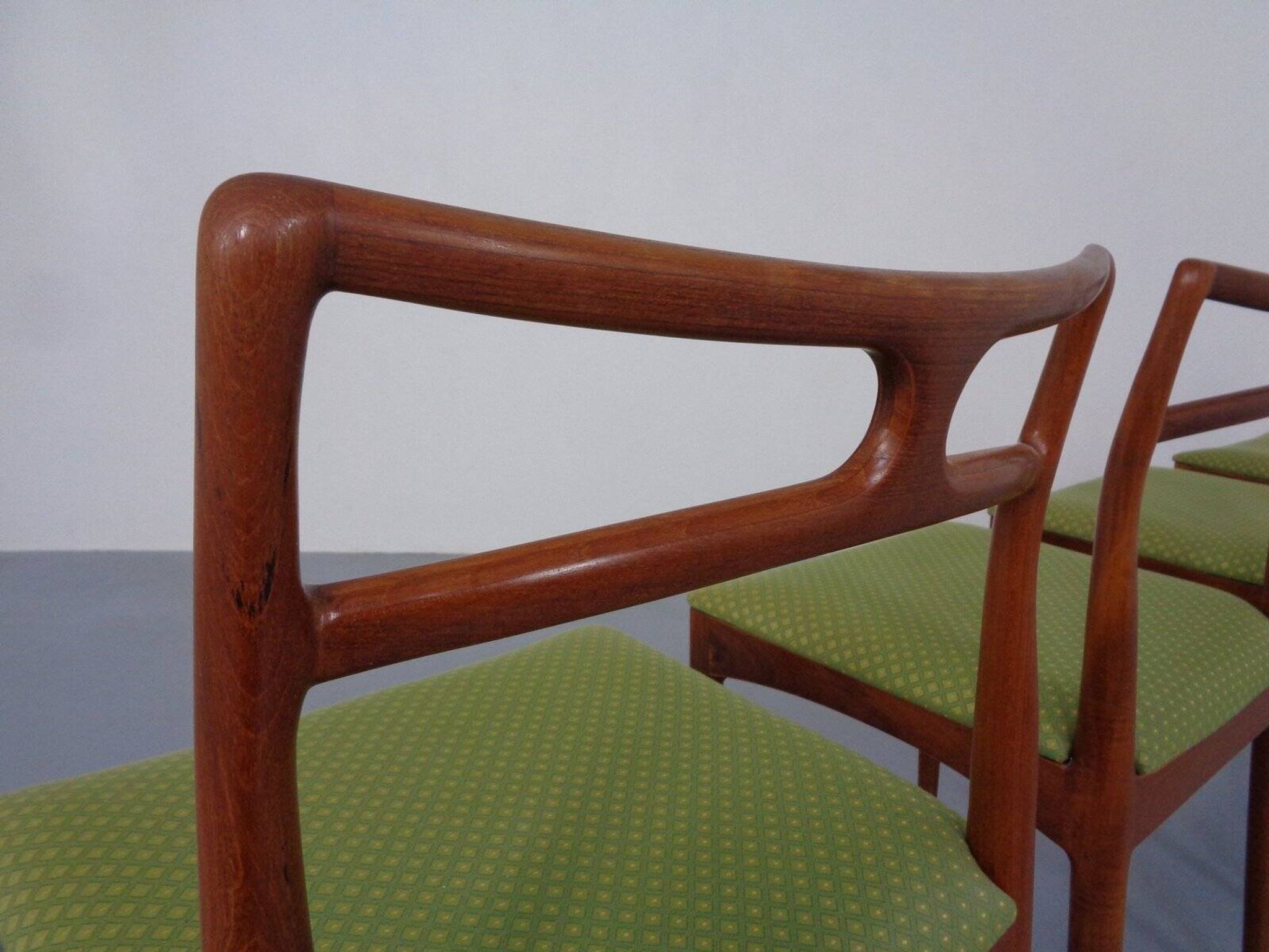 Model 94 Teak Dining Chairs by Johannes Andersen for Christian Linneberg, 1960s, Set of 4