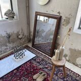 1900 wooden mirror with nails