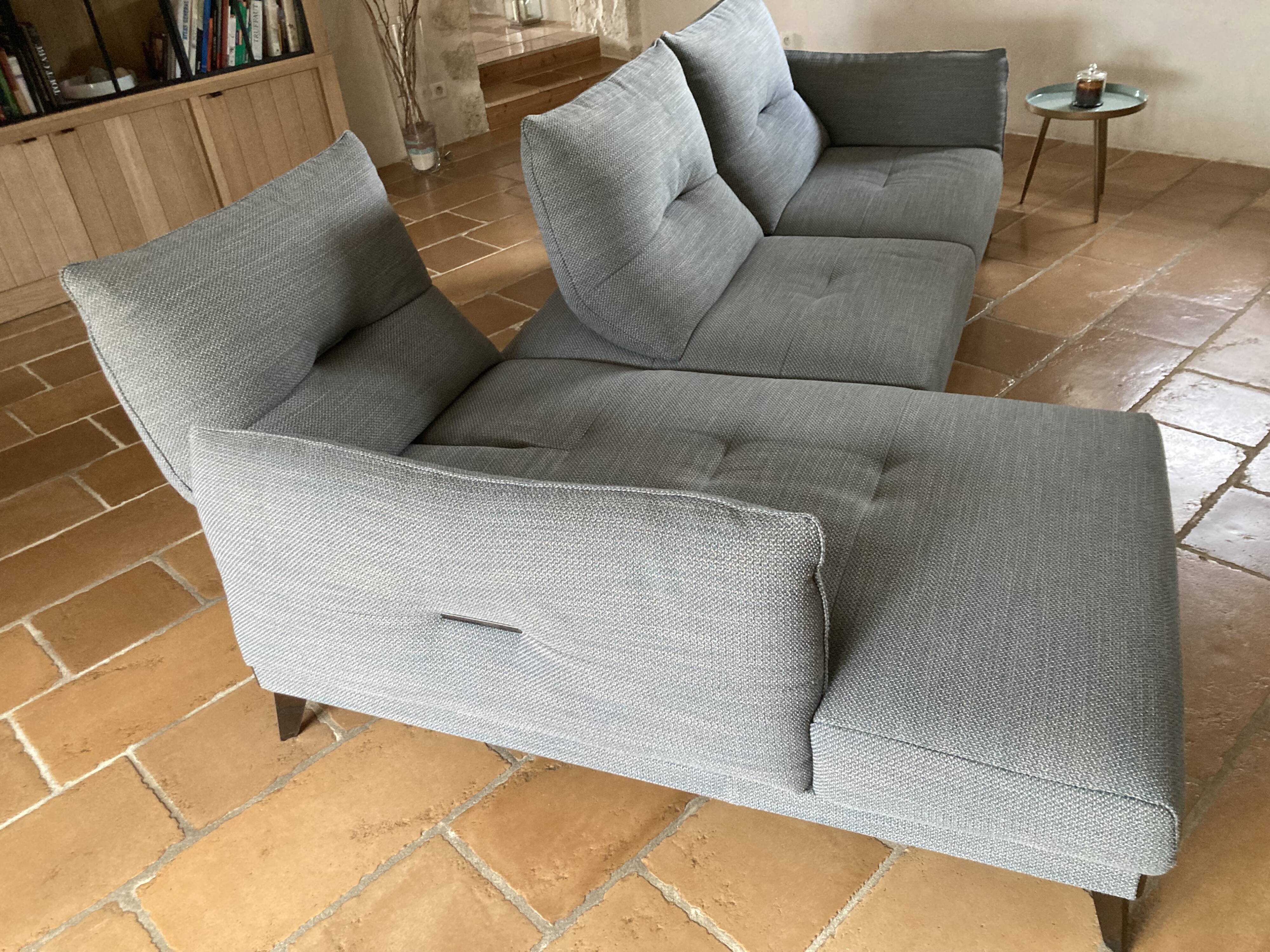 Canapé Itinéraire Roche Bobois avec chaise longue