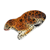 Large empty pocket or leopard-shaped baguier, Italy, 24 cm