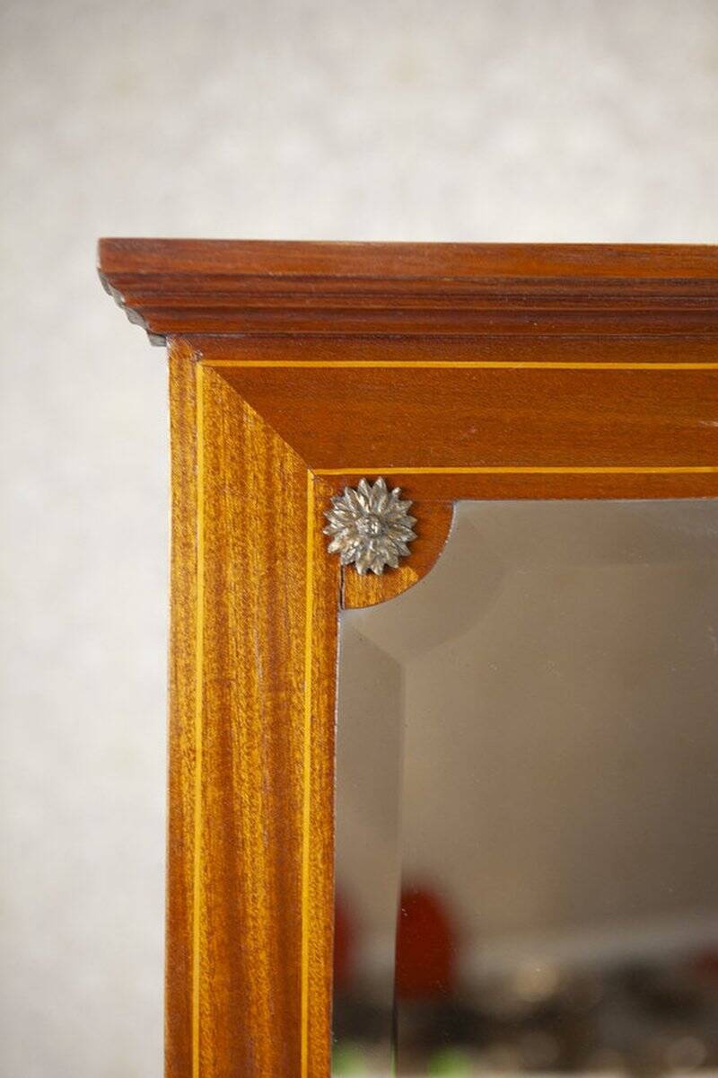 French Mahogany Buffet with Mirror, Late 19th Century