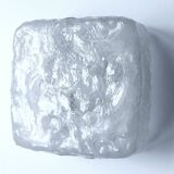 Vintage Brutalist Glass Ceiling Light