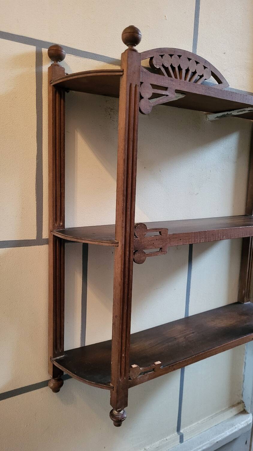 Art Nouveau wall shelf