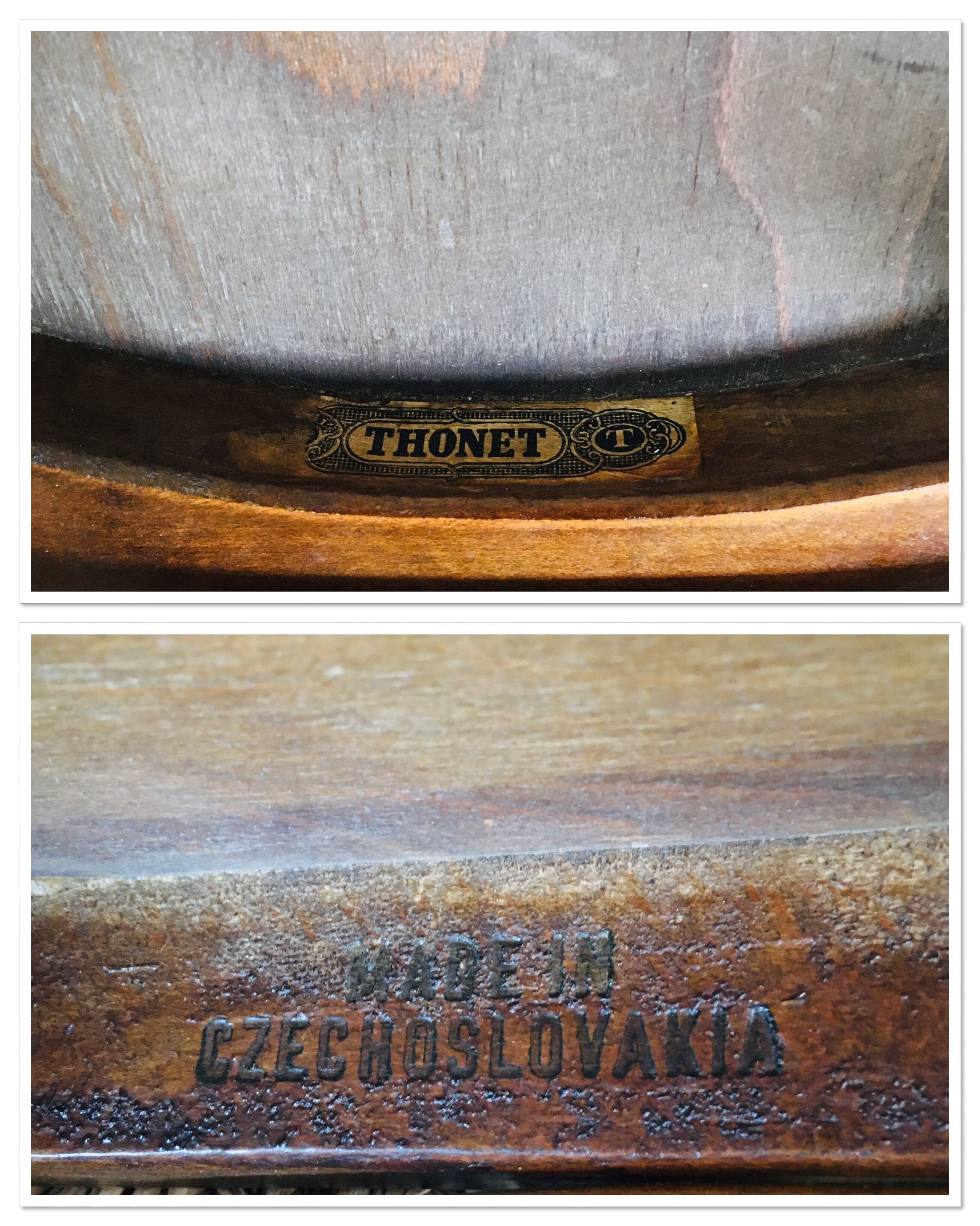 Pair of chairs bistro Thonet