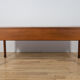 Bureau en teck du milieu du siècle par Ejner Larsen et Aksel Bender Madsen pour Willy Beck, Danemark, années 1950.