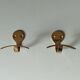 Pair of hooks vintage coat rack
