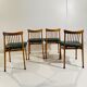 Vintage dining chairs, set of four, Italy 1960s