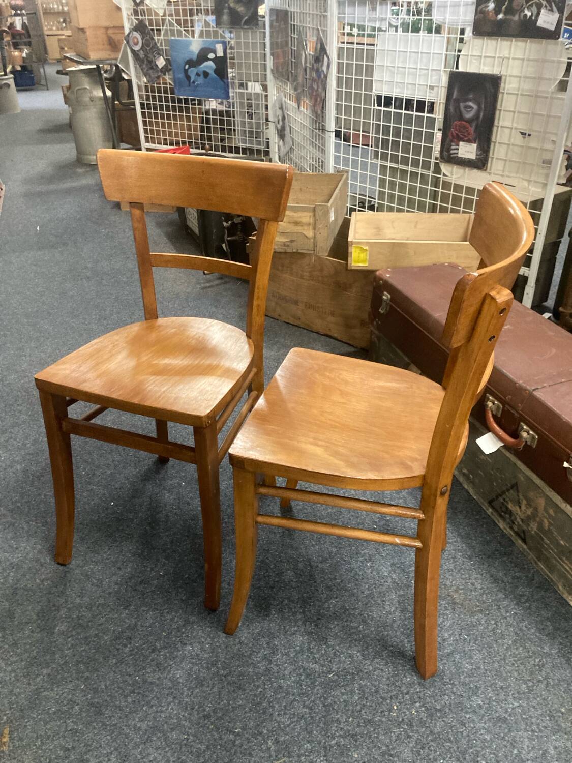 Pair of bistro chairs