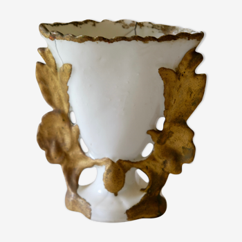 19th century Paris porcelain bridal vase