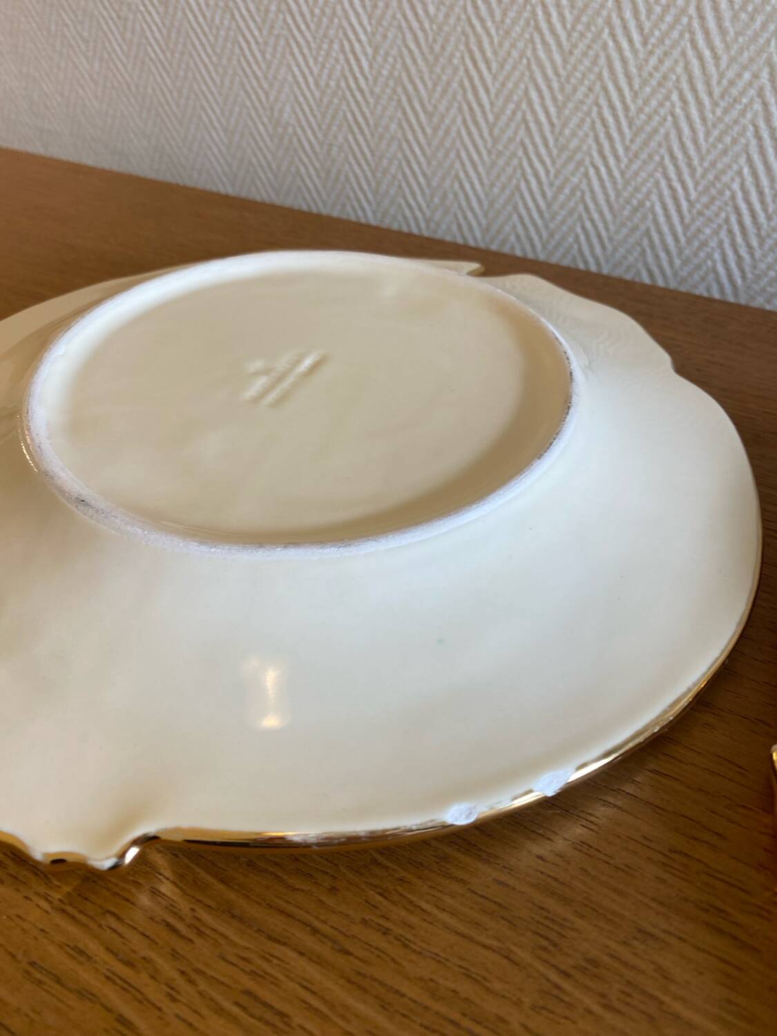 Antique Madgalithe fish set made in France