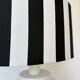 White lacquered metal table lamp from the 60s