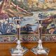 Pair of silver candlesticks
