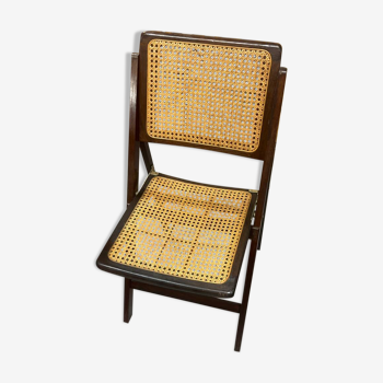 Folding cane chair