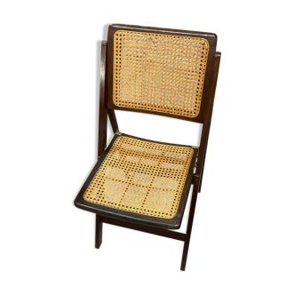 Folding cane chair