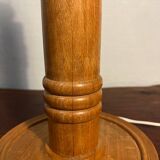 Pied de lampe en bois année 60