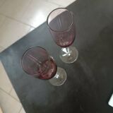 2 verres à pieds