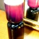 Diabolo lamp in purplish glass France 1970