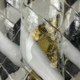 Vintage Murano Torciglioni wall lamp by Avmazzega, Italy, 1970s