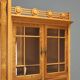 Antique Art Nouveau wardrobe in ash and maple, Italy, 20th century