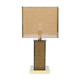 Italian brass and canning lamp, 1970