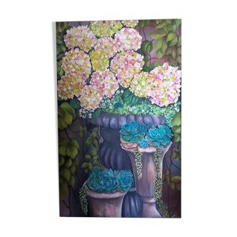 Painting on frame canvas cotton 116 cm /73cm