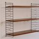 Swedish teak string shelf, 1960
