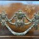 Antique Dutch display cabinet in Baroque style. 18th century.