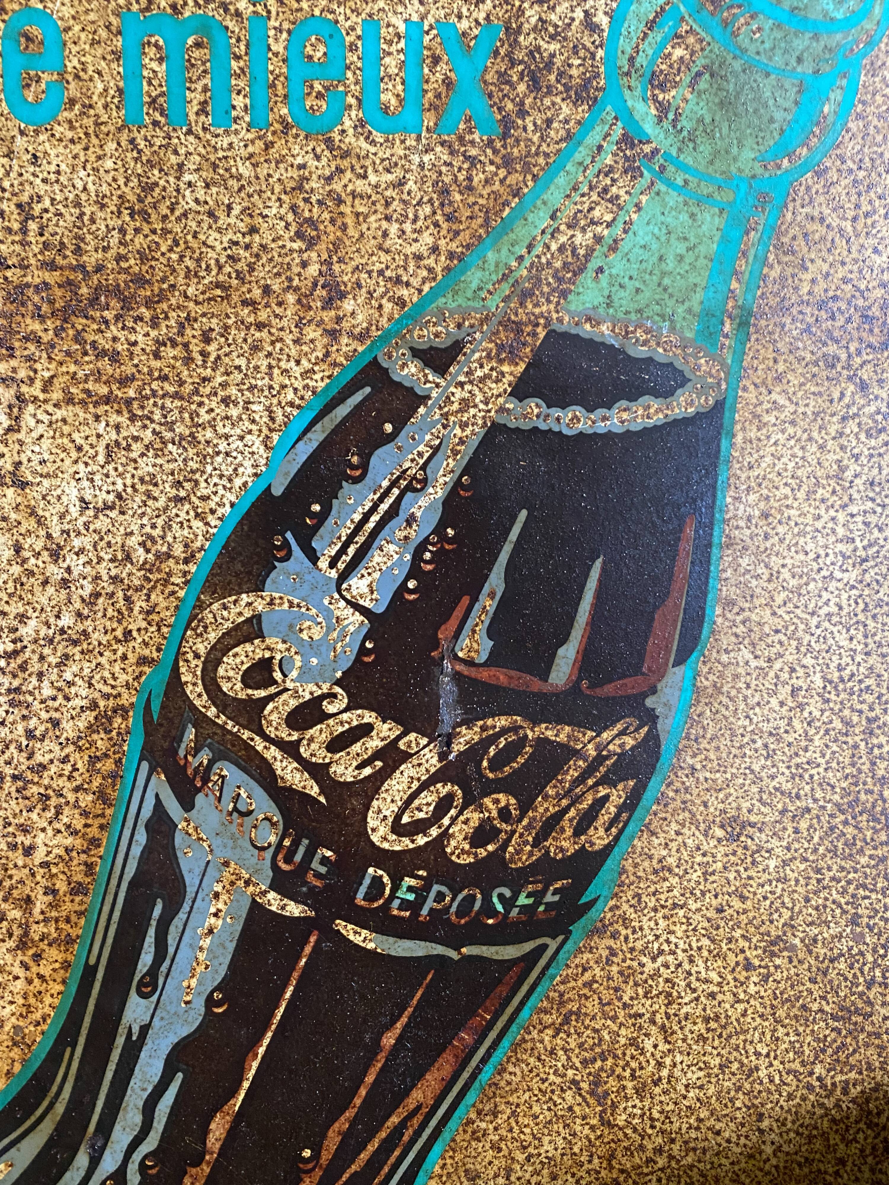 Coca-Cola advertising plaque