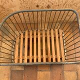 Vintage metal industrial trolley