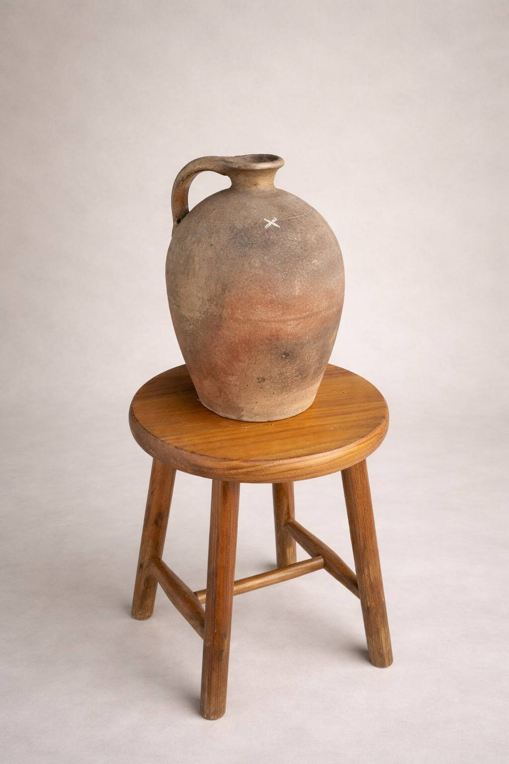 Antique patinated terracotta jar – authentic piece