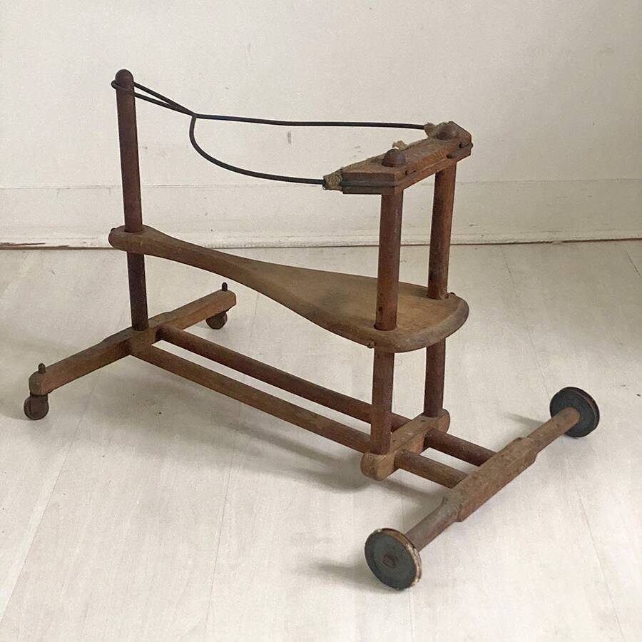 Old "baby-joie" wooden walker 1930