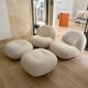 2 GUBI Pacha model poufs by Pierre Paulin